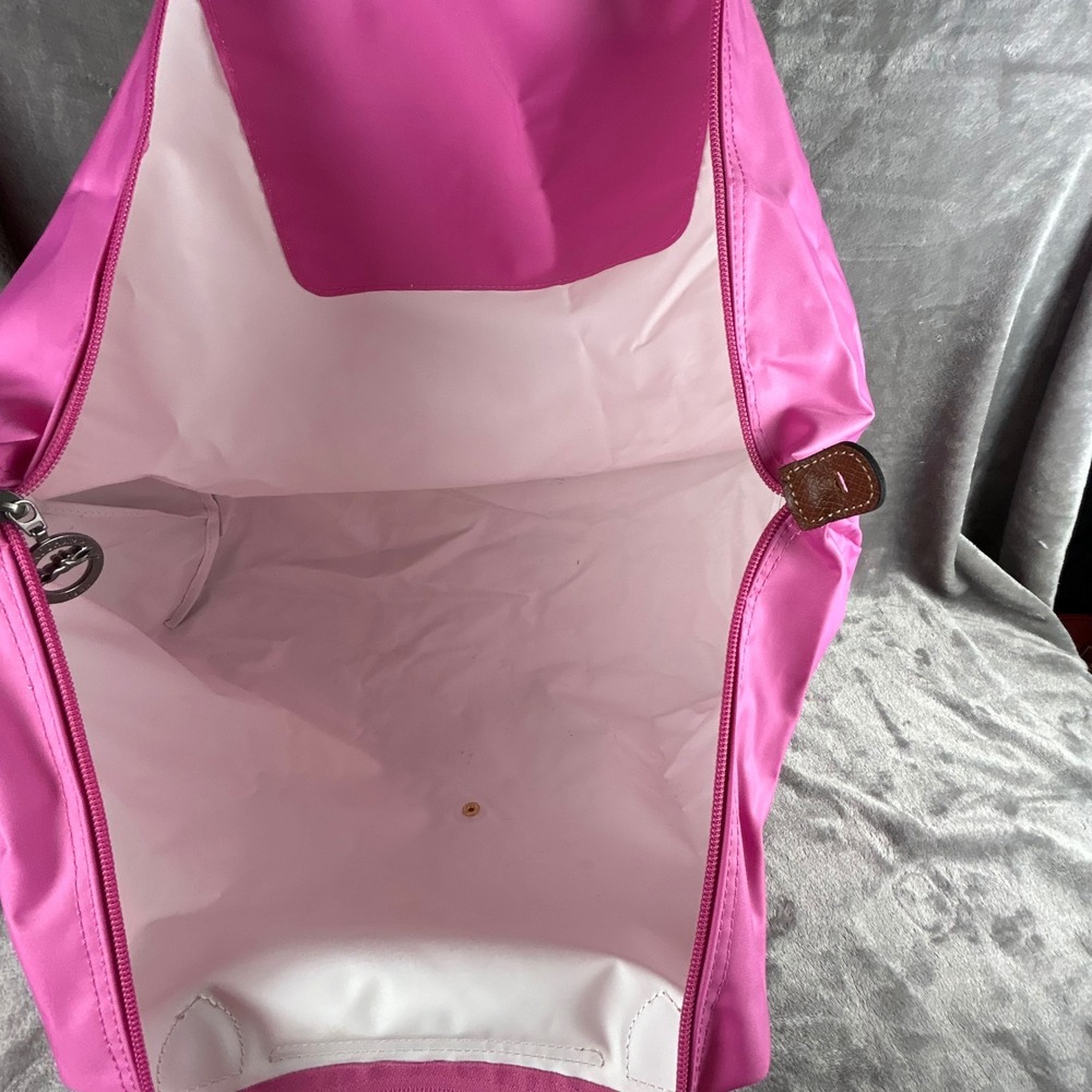 Longchamp Le Pliage Extra Large Travel Bag Pink Nylon Duffle 1625089168 - Picture 7 of 15